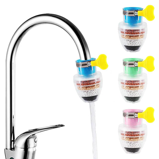 CleanTap - Multi-Layer Activated Carbon Water Faucet Filter Buy 1 Get 1 Free @ Just Rs.499/-