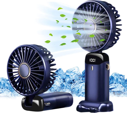 TURBOSONIC™ High-Speed Portable Fan With 5 Cooling Modes, Foldable Design, LED Display & Long Battery Life @ Just Rs.699/-