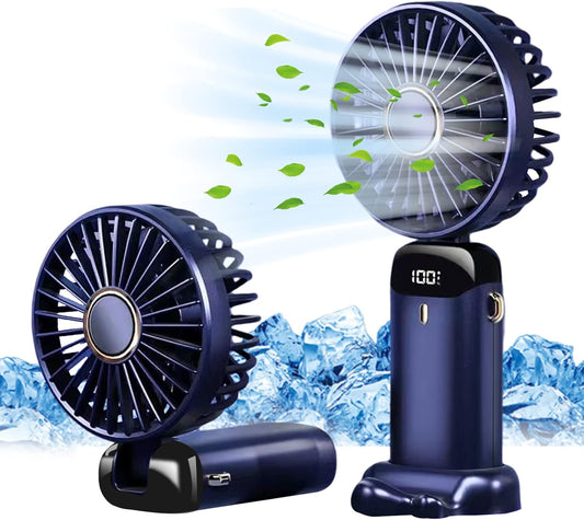 TURBOSONIC™ High-Speed Portable Fan With 5 Cooling Modes, Foldable Design, LED Display & Long Battery Life @ Just Rs.699/-