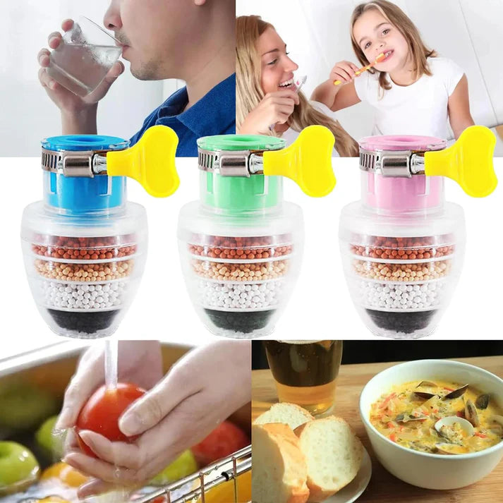 CleanTap - Multi-Layer Activated Carbon Water Faucet Filter Buy 1 Get 1 Free @ Just Rs.499/-